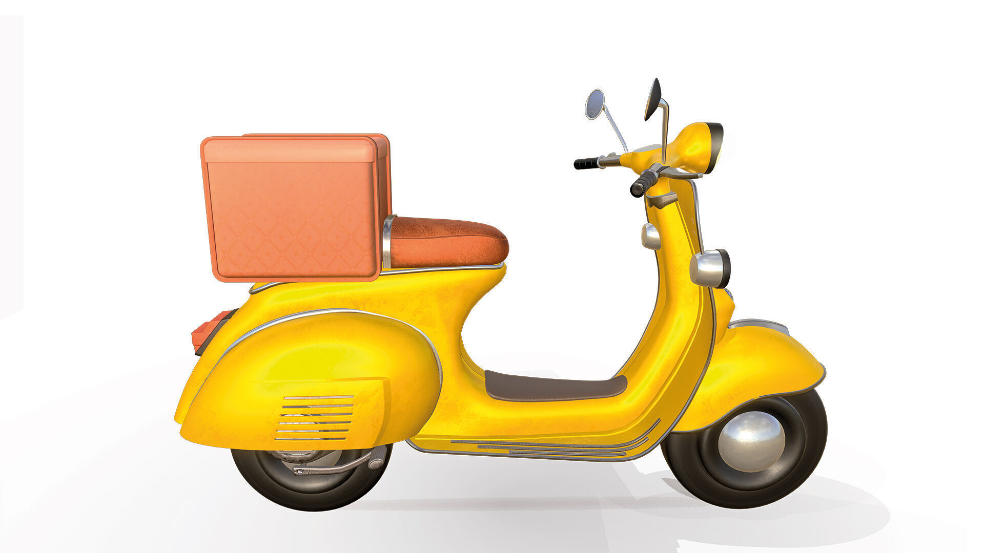3D Scooter 3D model_2