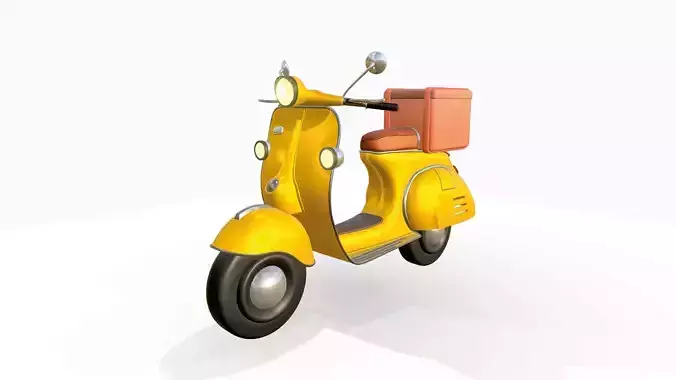3D Scooter 3D model