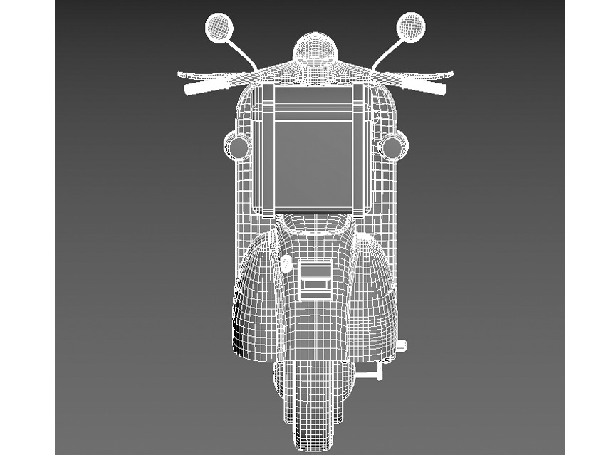 3D Scooter 3D model_12