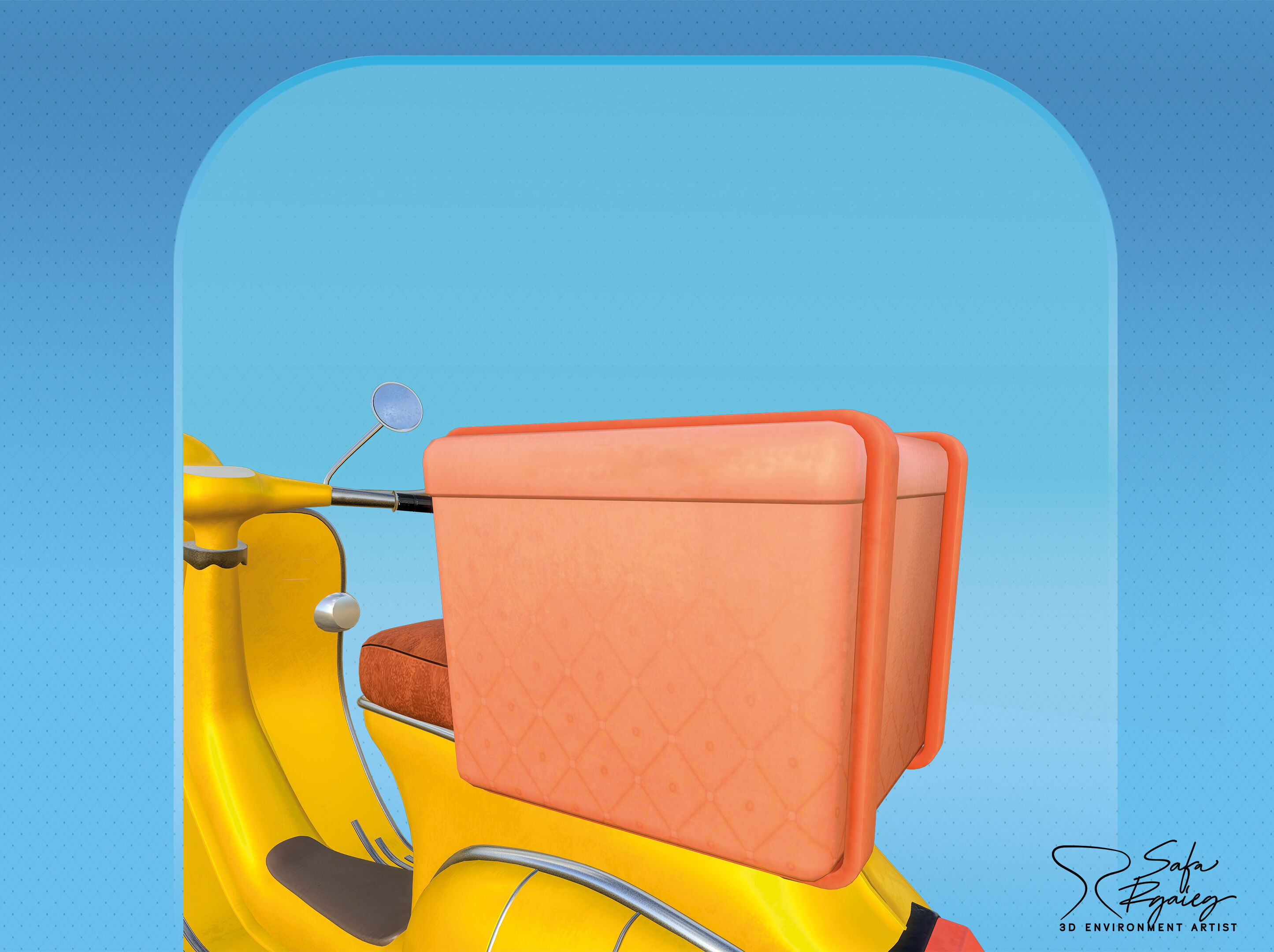 3D Scooter 3D model_8