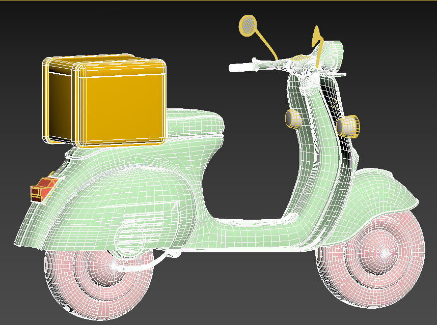 3D Scooter 3D model_13