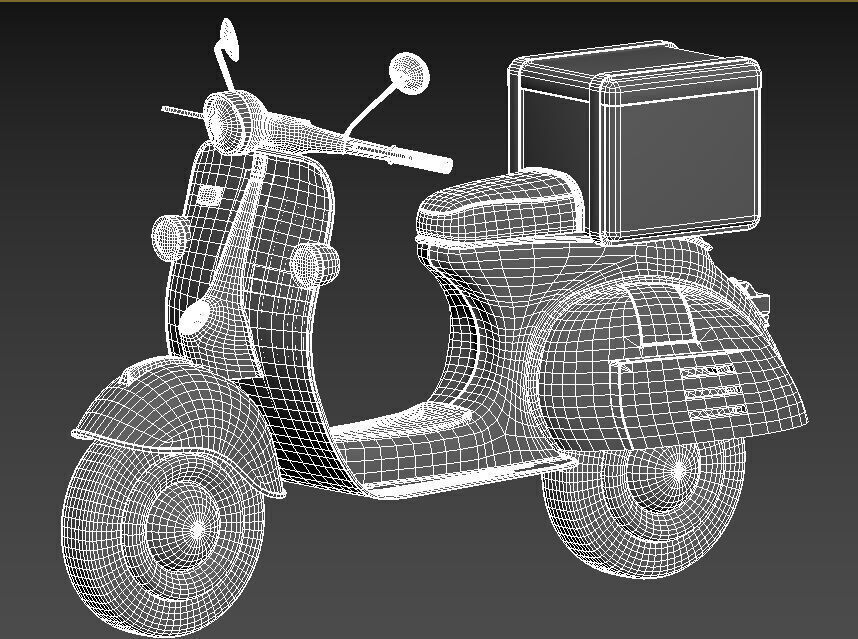 3D Scooter 3D model_11