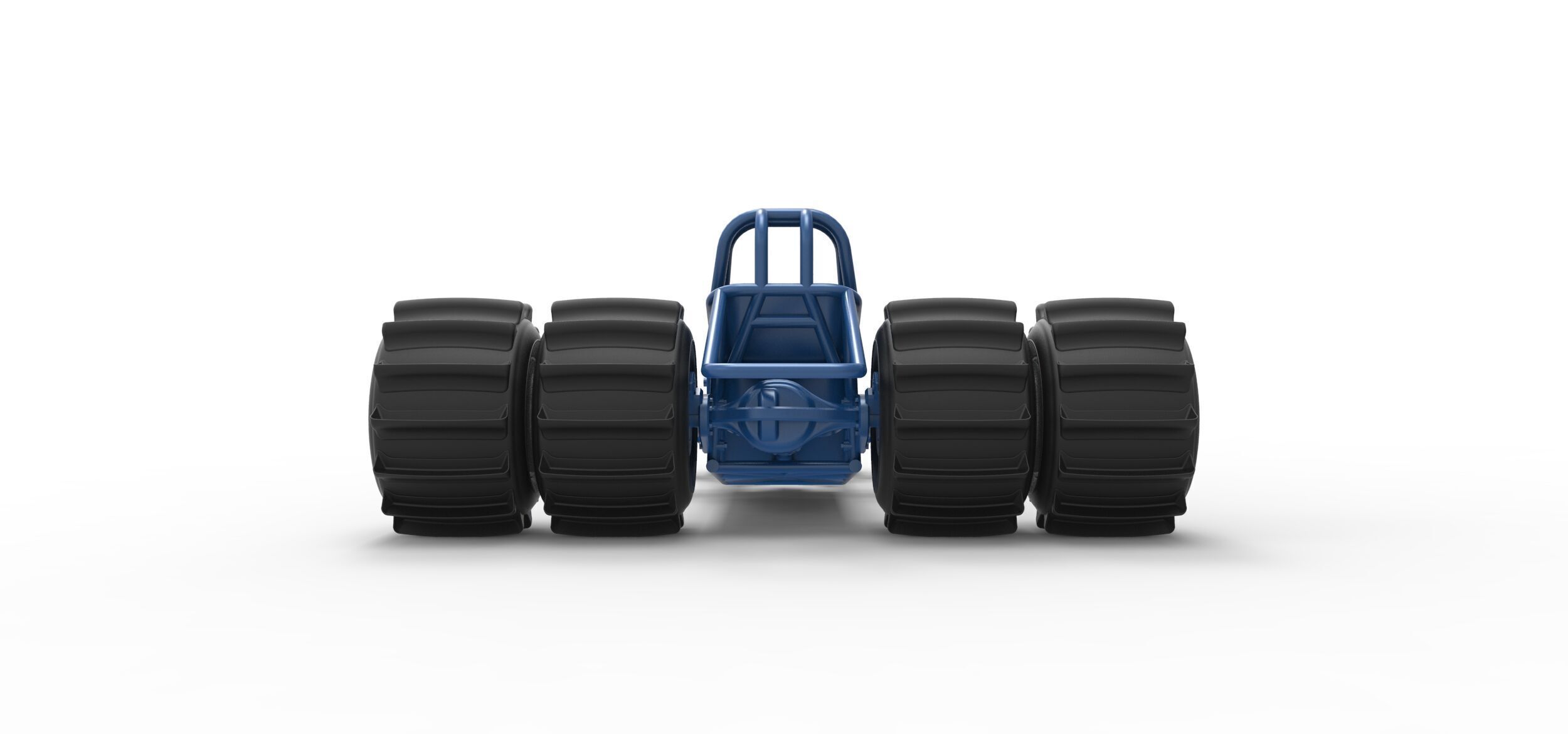 Vintage Funny Car Base for Sand drag racing Scale 1 to 25 3D print model_14