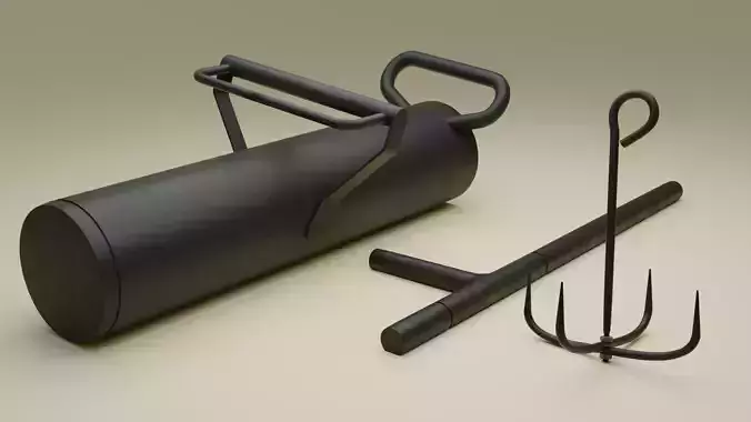 Tactical Battering ram Free 3D model