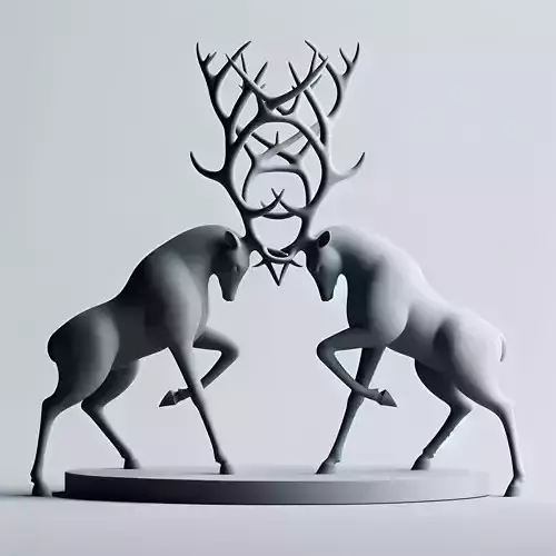 Deer Clash duel Symmetrical