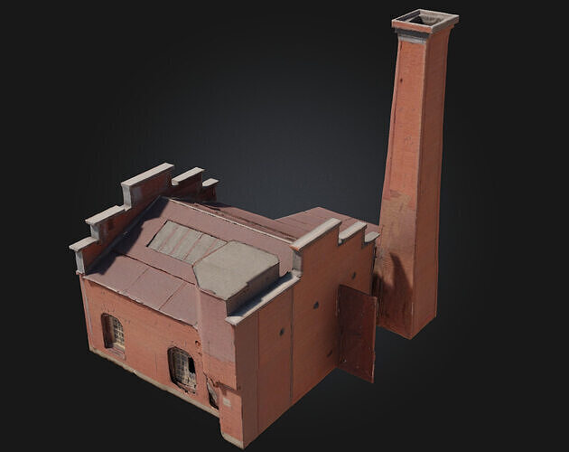 Engineering Model Factory  Legacy of Industrial Innovation 3D model 2
