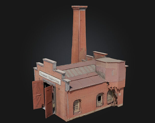 Engineering Model Factory  Legacy of Industrial Innovation 3D model 6