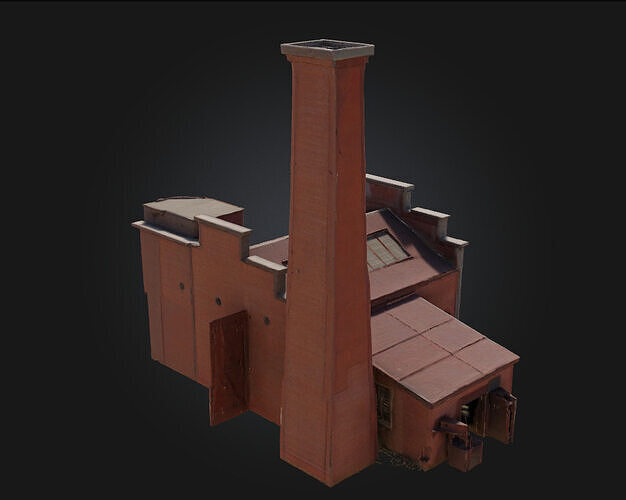 Engineering Model Factory  Legacy of Industrial Innovation 3D model 5