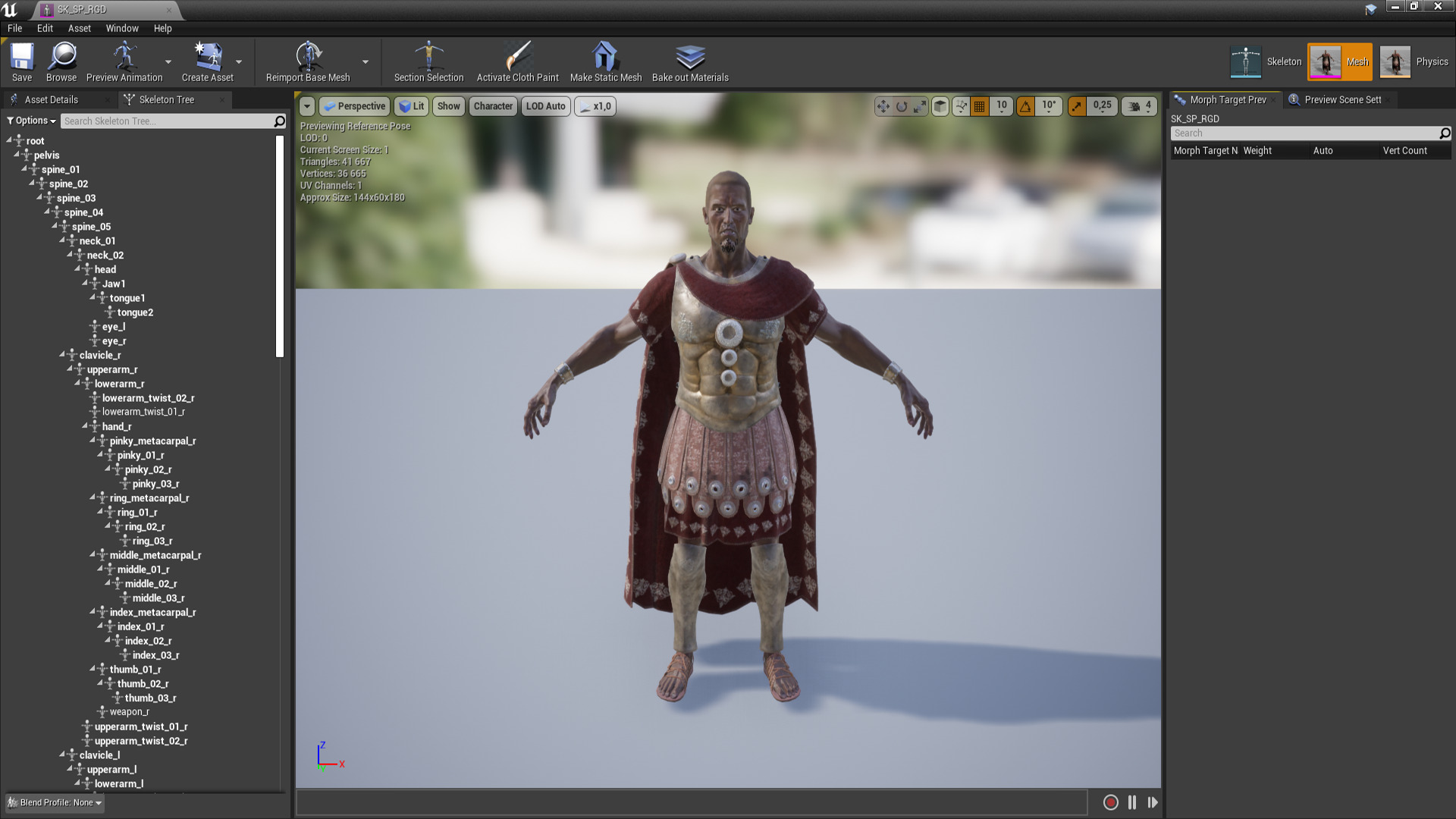 Spartan Royal Guard D Low-poly 3D model_14