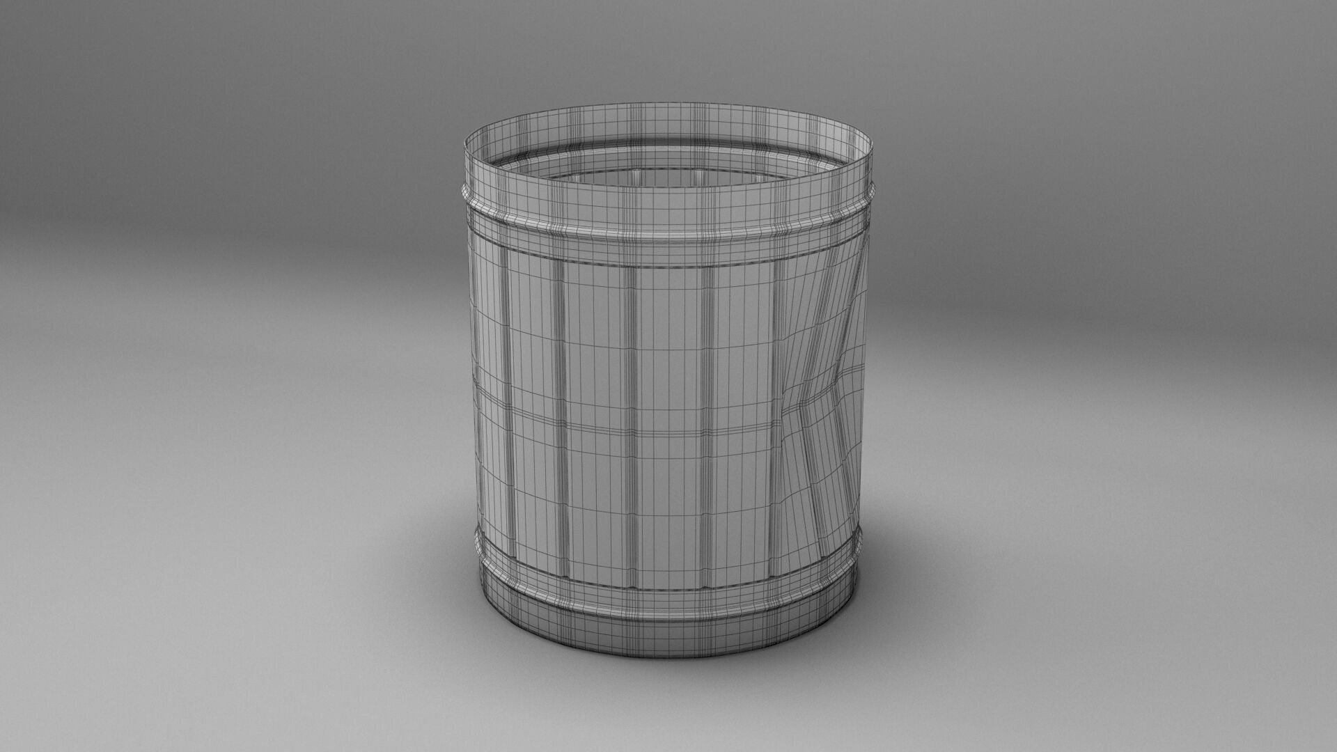 trash can 3D model_8