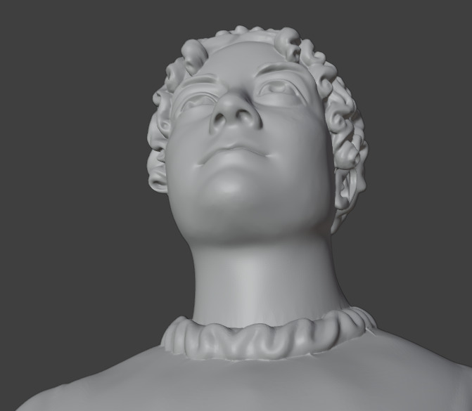 Jane Austen 3D print model_17