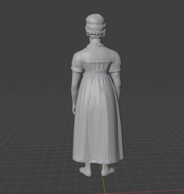 Jane Austen 3D print model_27