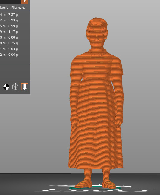 Jane Austen 3D print model_21