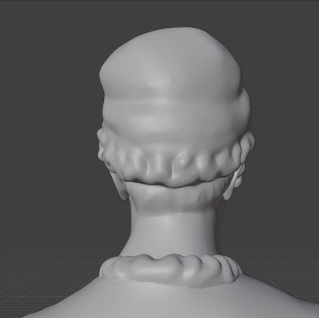 Jane Austen 3D print model_15