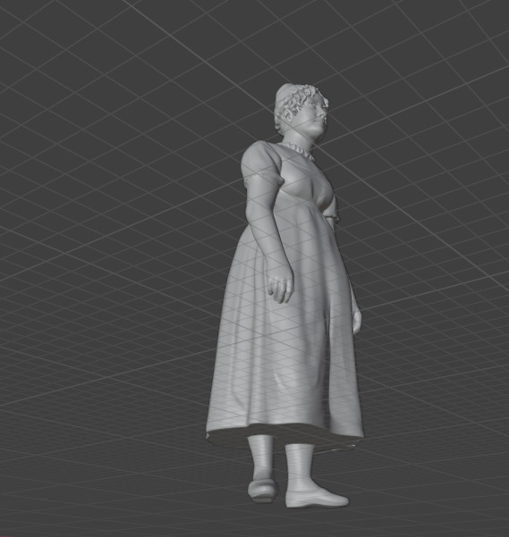 Jane Austen 3D print model_24