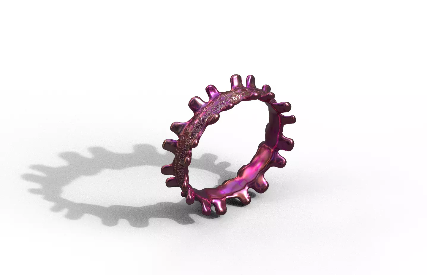 High-Quality 3D Ring Model Low-poly 3D model_0