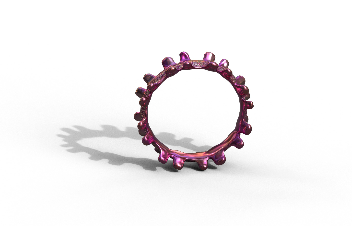 High-Quality 3D Ring Model Low-poly 3D model_1