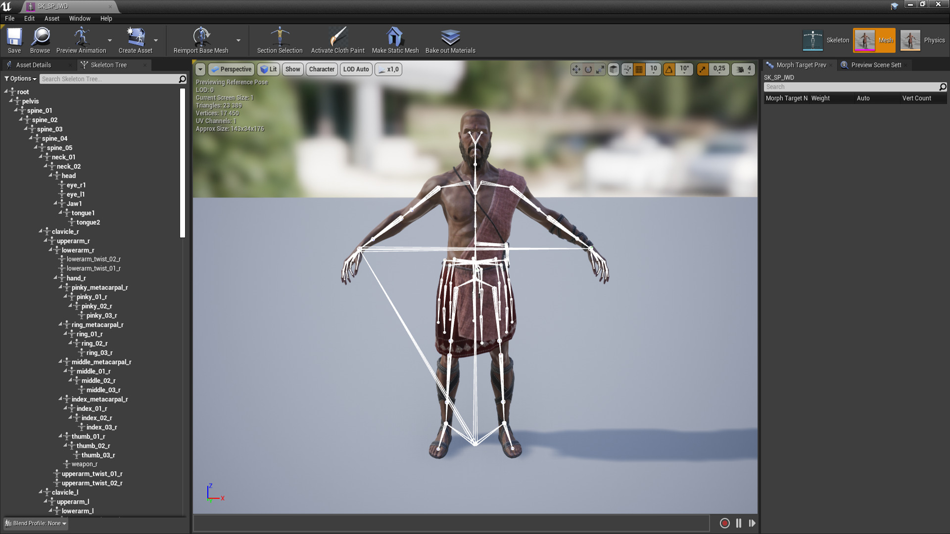 Spartan ilote warrior D Low-poly 3D model_12
