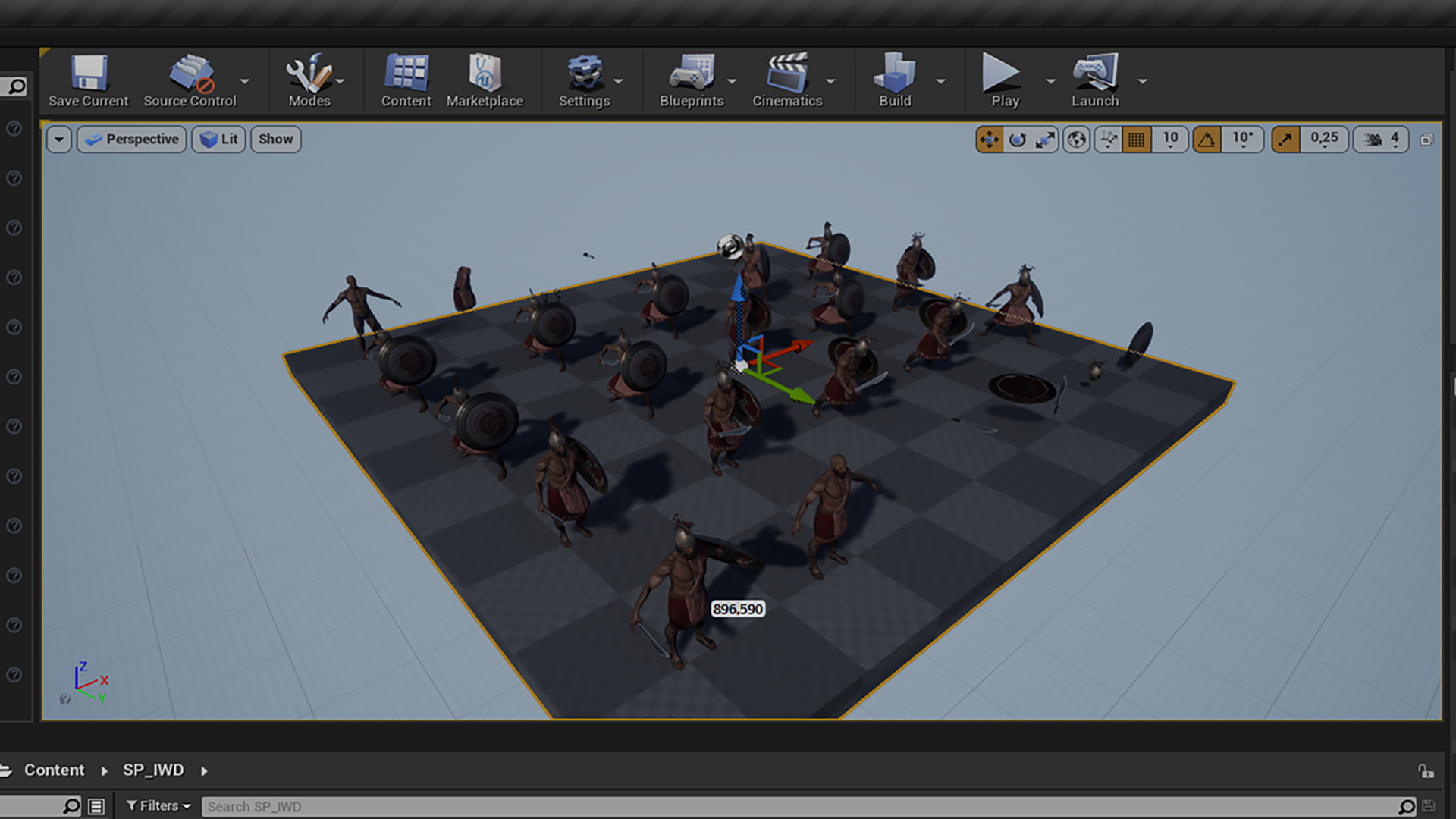 Spartan ilote warrior D Low-poly 3D model_14