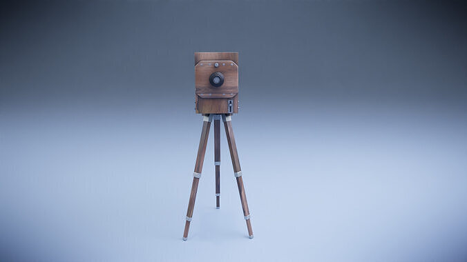 Camera Low-poly 3D model