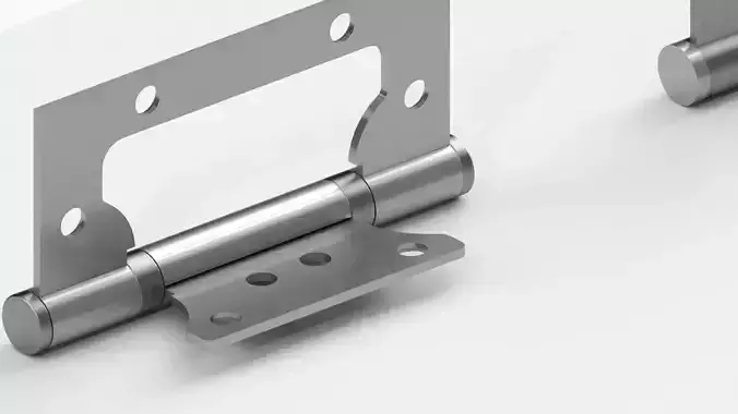 Metal furniture hinge