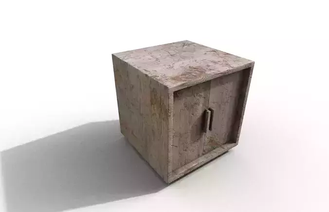 Old Modern Furniture 3D Model Terror