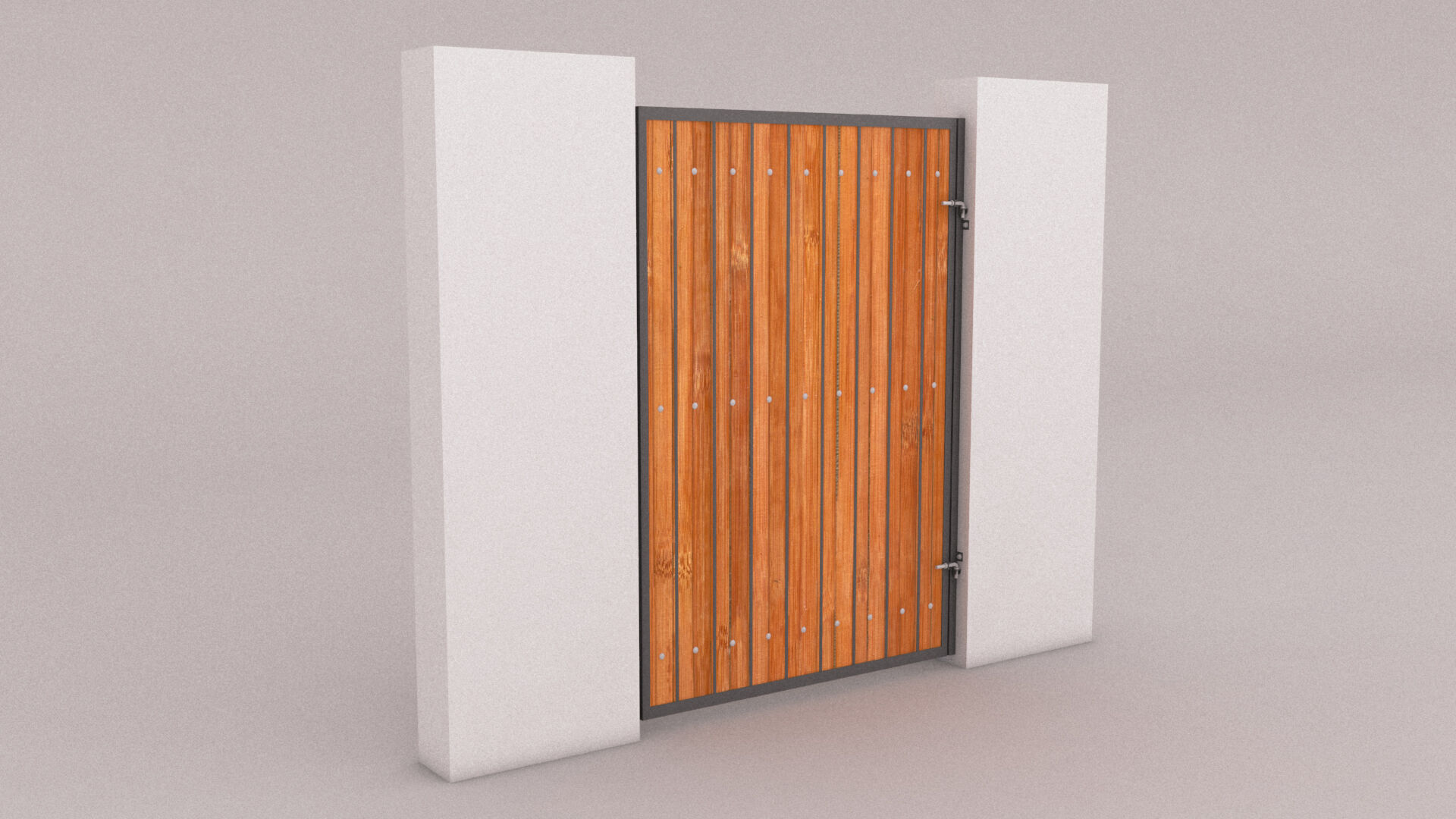 laos Gate 3D model_1