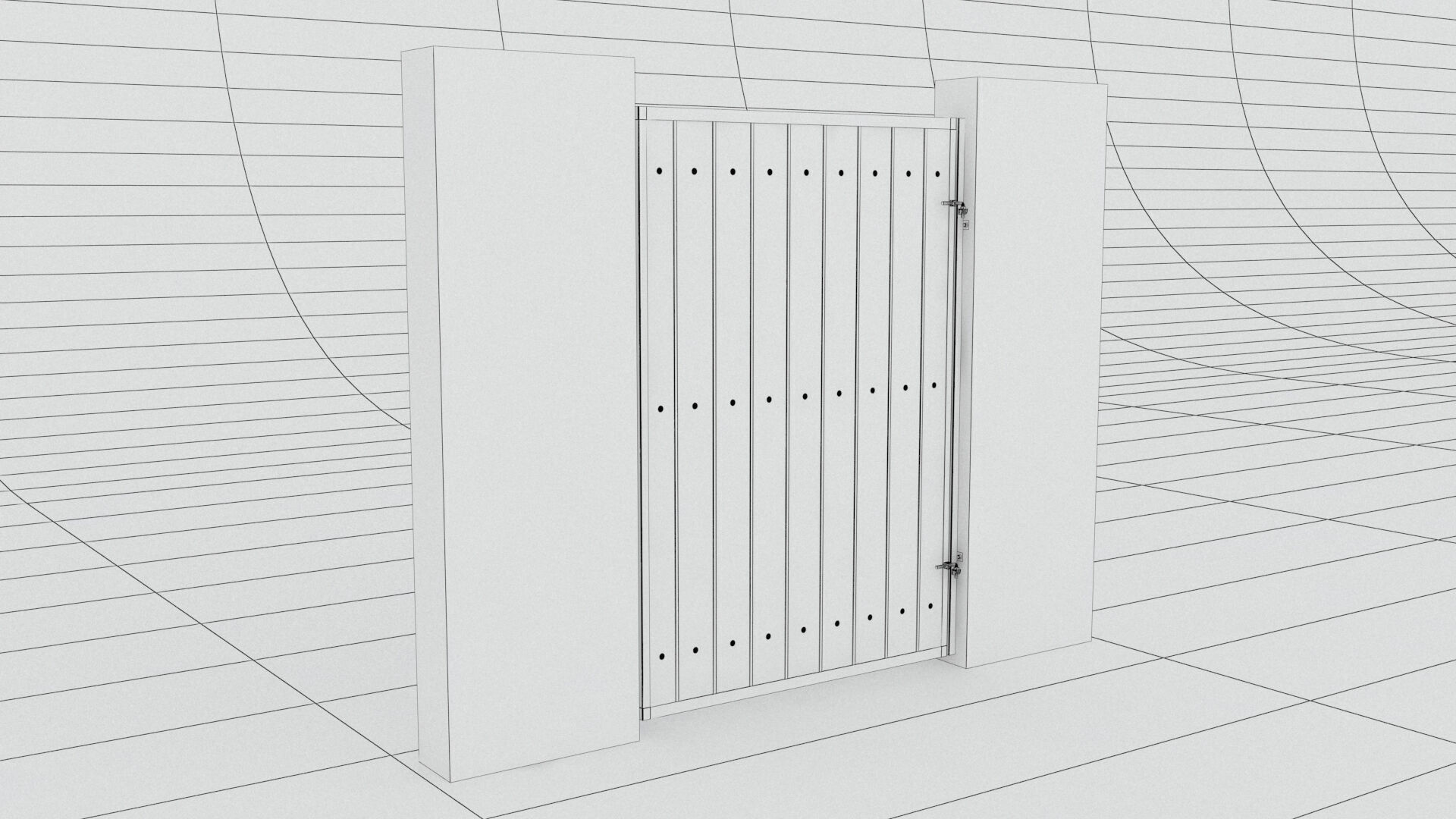 laos Gate 3D model_6