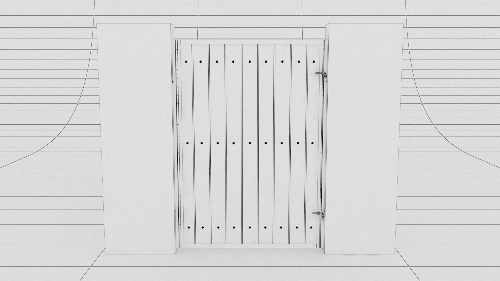 laos Gate 3D model_5
