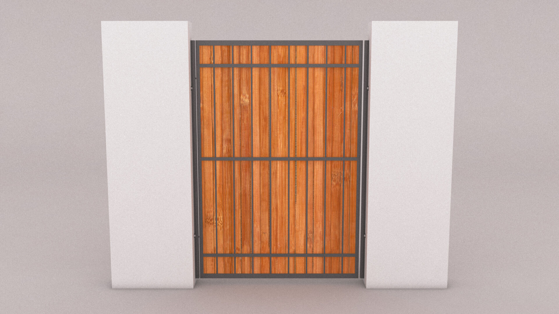 laos Gate 3D model_3