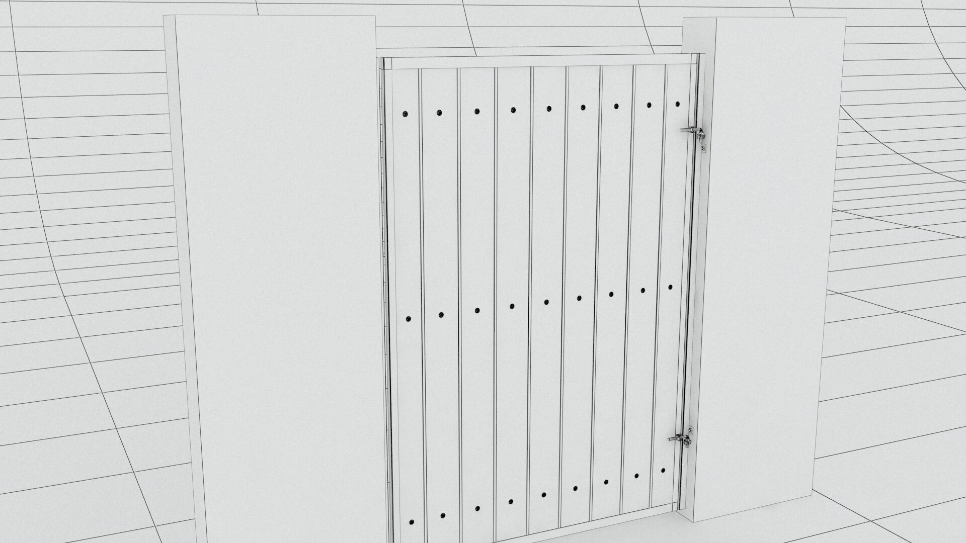 laos Gate 3D model_9