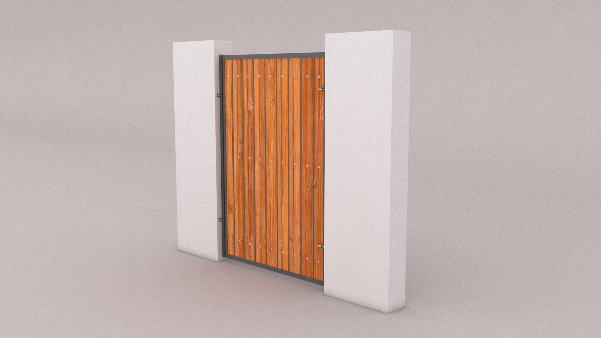 laos Gate 3D model_2