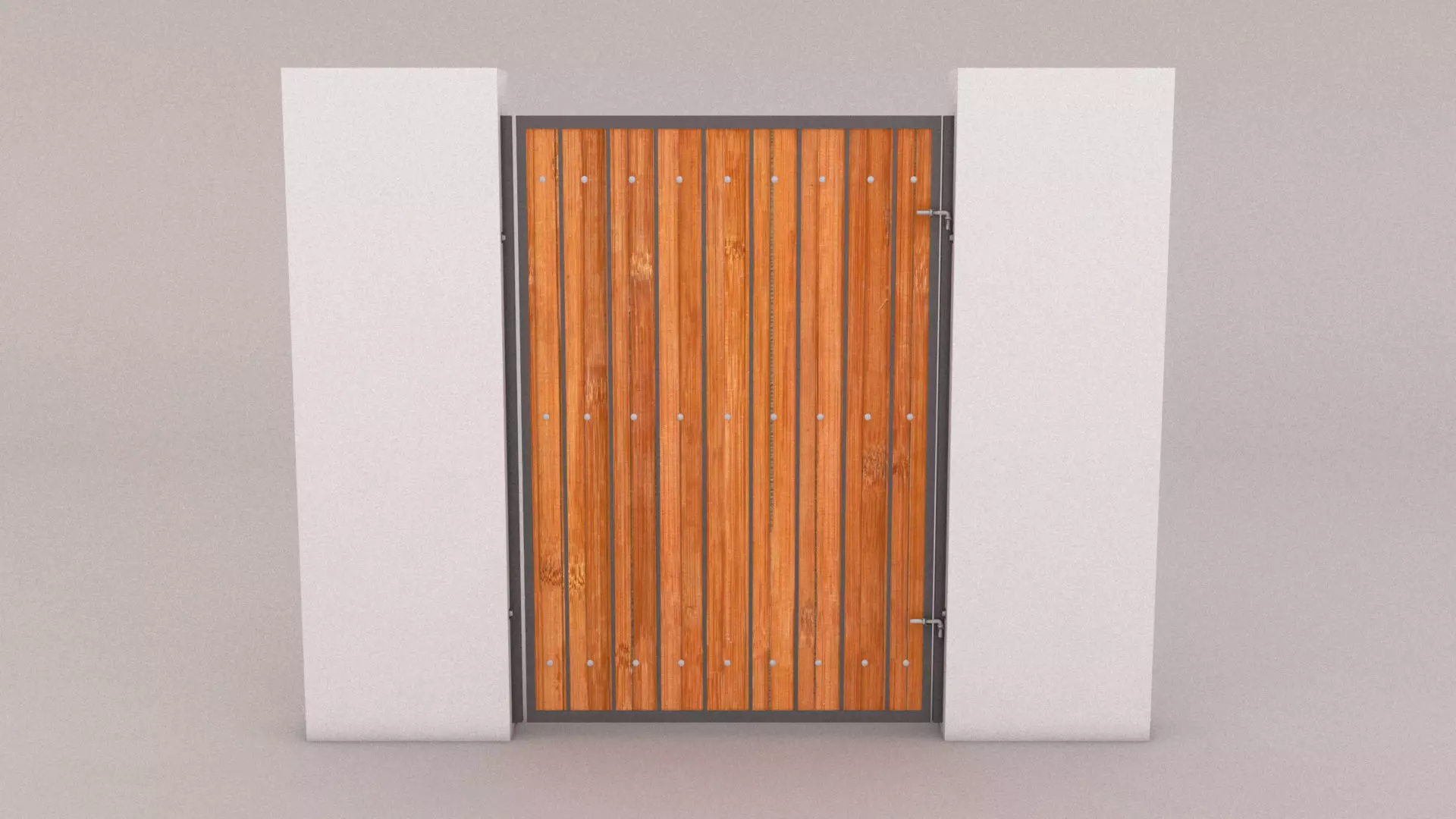 laos Gate 3D model_0