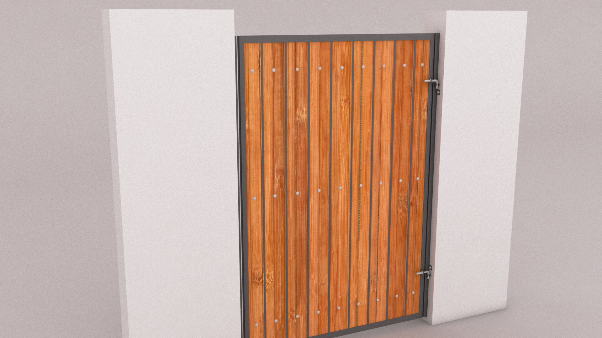 laos Gate 3D model_4