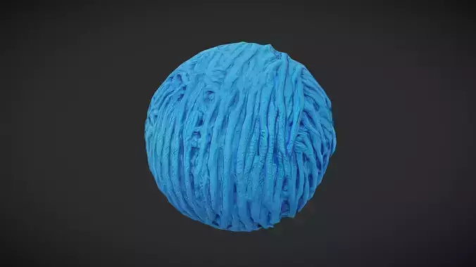 Yarn Ball - Blue