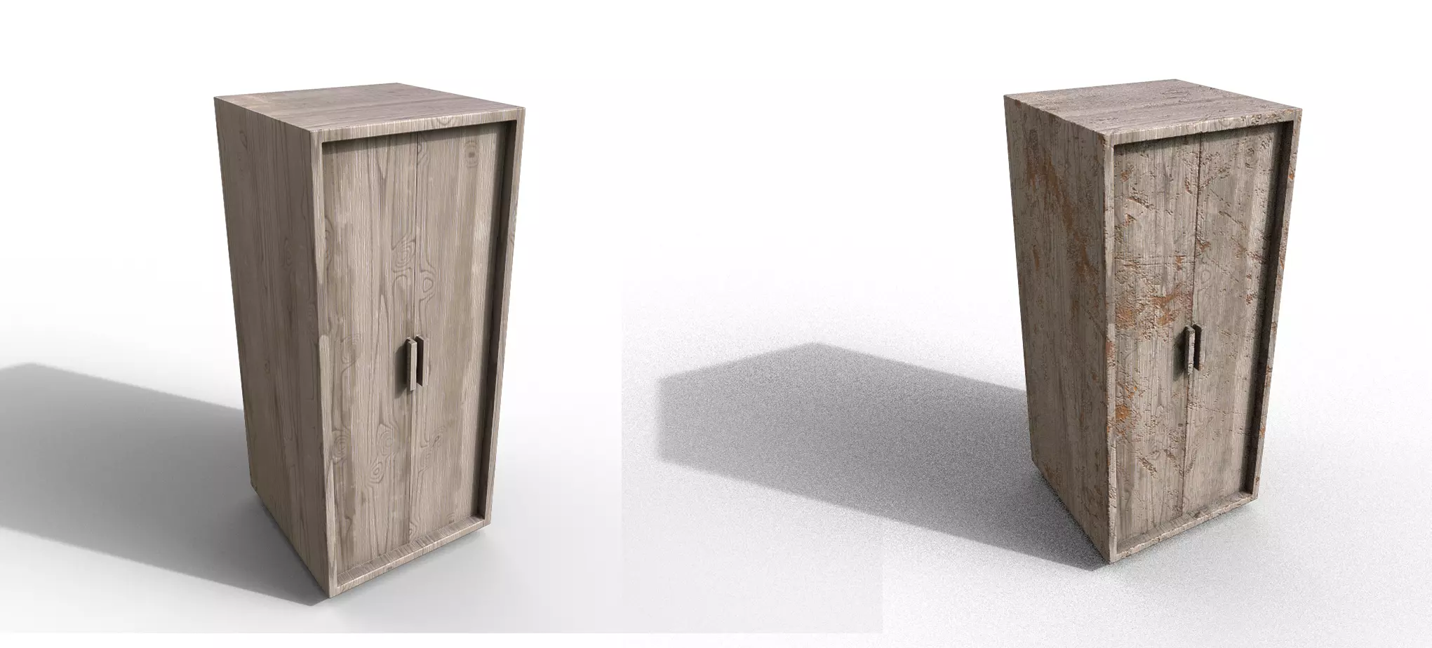 Pack 2 Modern Furniture 3D Model Low-poly 3D model_0