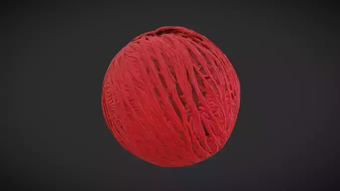 Yarn Ball - Red