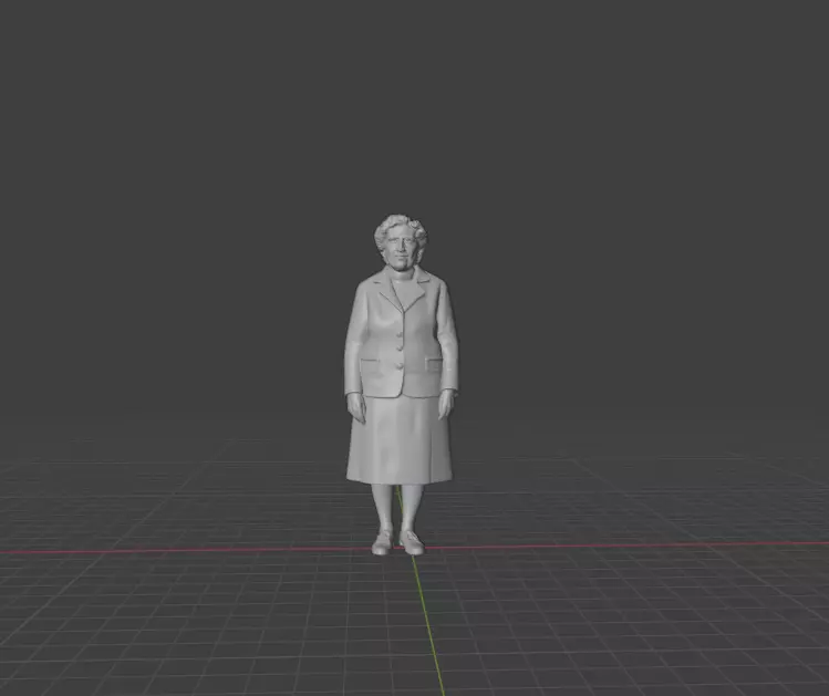 Agatha Christie 3D print model_0