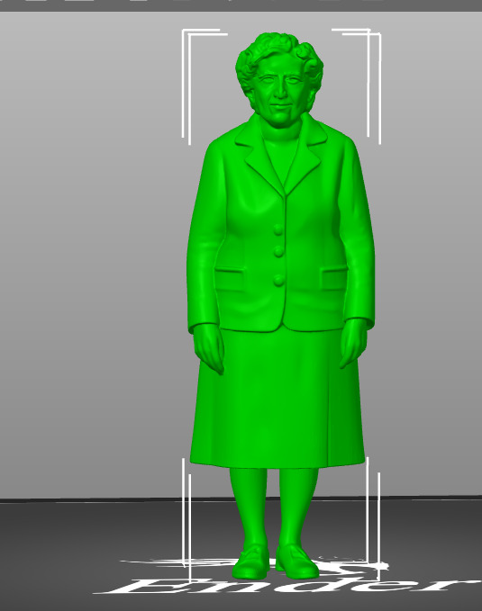 Agatha Christie 3D print model_21