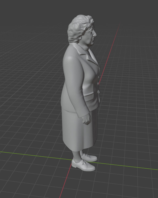 Agatha Christie 3D print model_25
