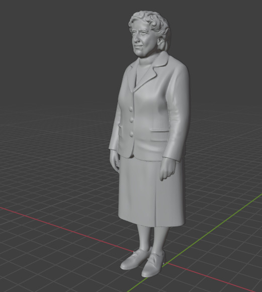 Agatha Christie 3D print model_8
