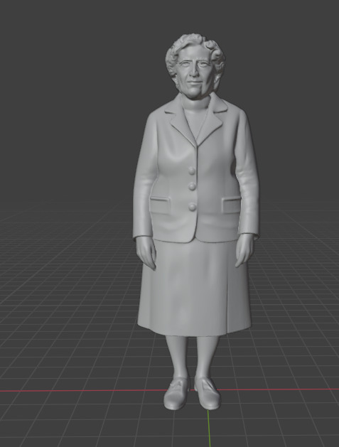 Agatha Christie 3D print model_11