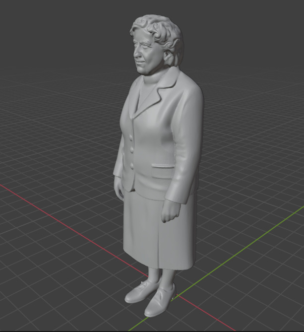 Agatha Christie 3D print model_9