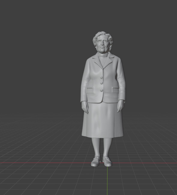 Agatha Christie 3D print model_6