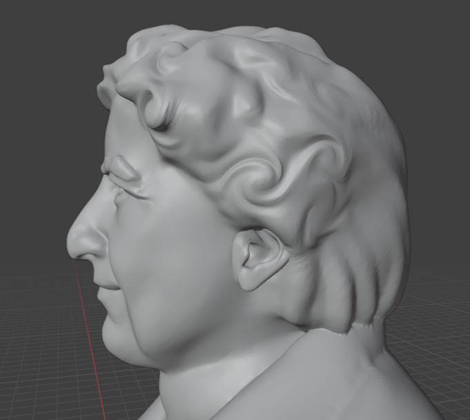 Agatha Christie 3D print model_16
