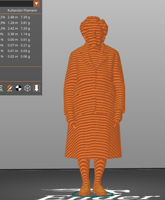 Agatha Christie 3D print model_23