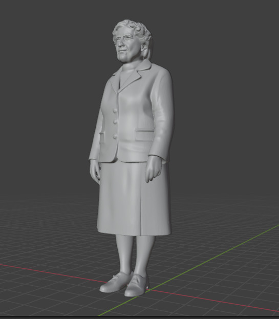 Agatha Christie 3D print model_10
