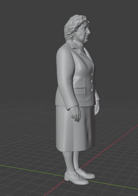 Agatha Christie 3D print model_24