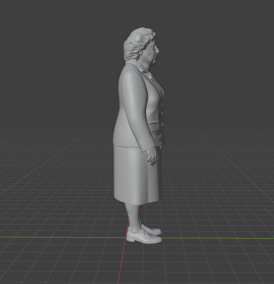 Agatha Christie 3D print model_26