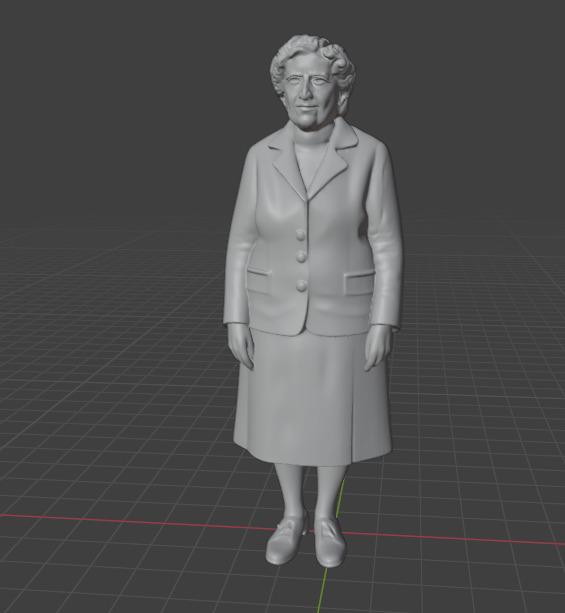 Agatha Christie 3D print model_5